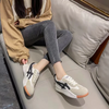 Korean White Women's Sneakers - Lightweight & Breathable
